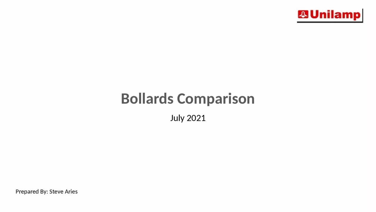 PPT-Bollards Comparison July 2021