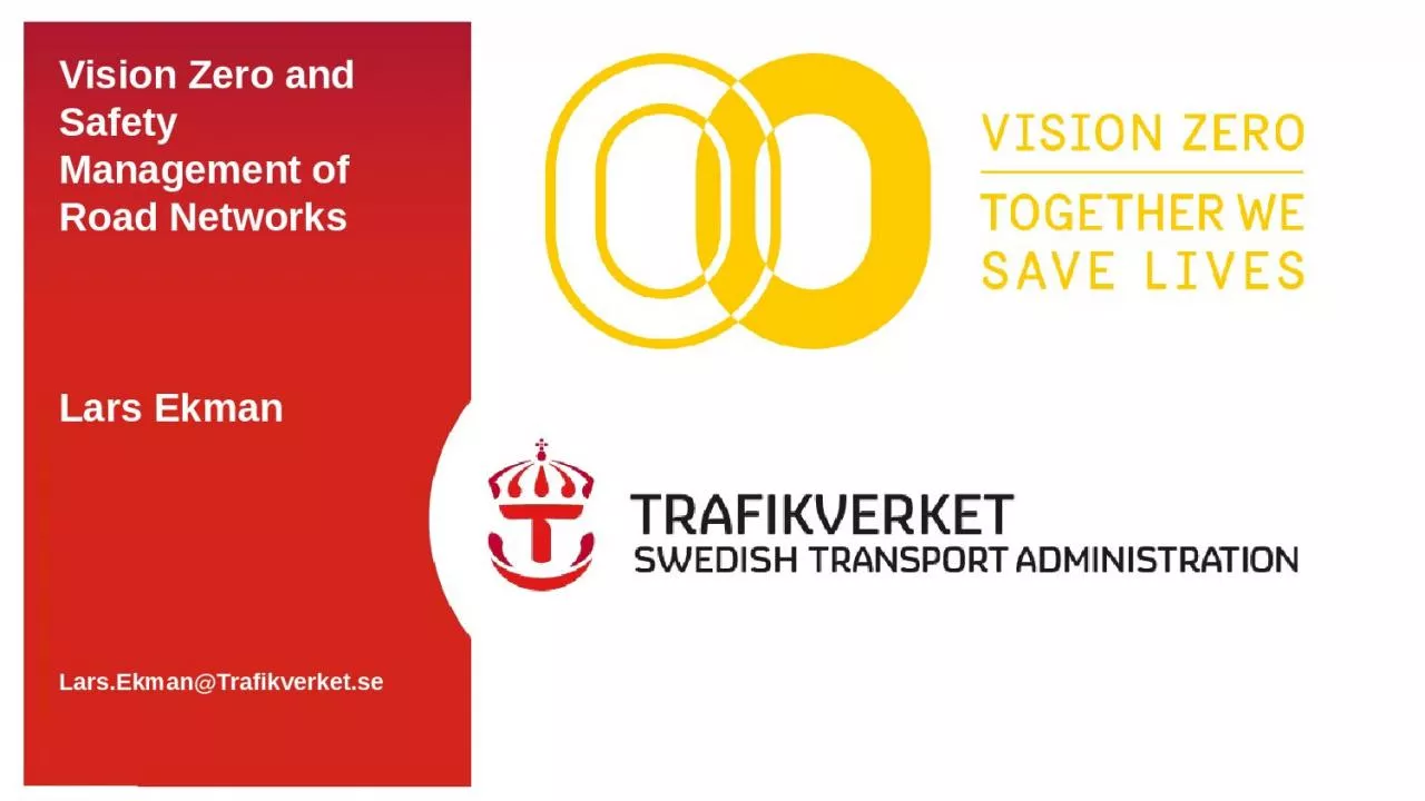 PPT-Vision Zero and Safety Management of Road Networks