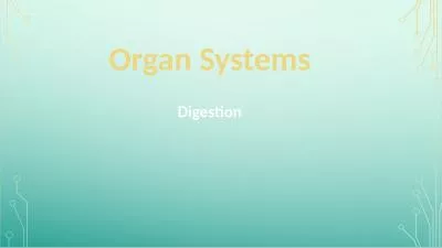 Organ Systems Digestion Navigation Table