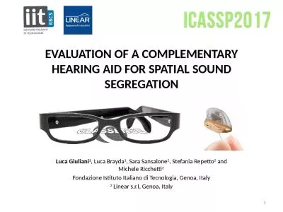 EVALUATION OF A COMPLEMENTARY HEARING AID FOR SPATIAL SOUND