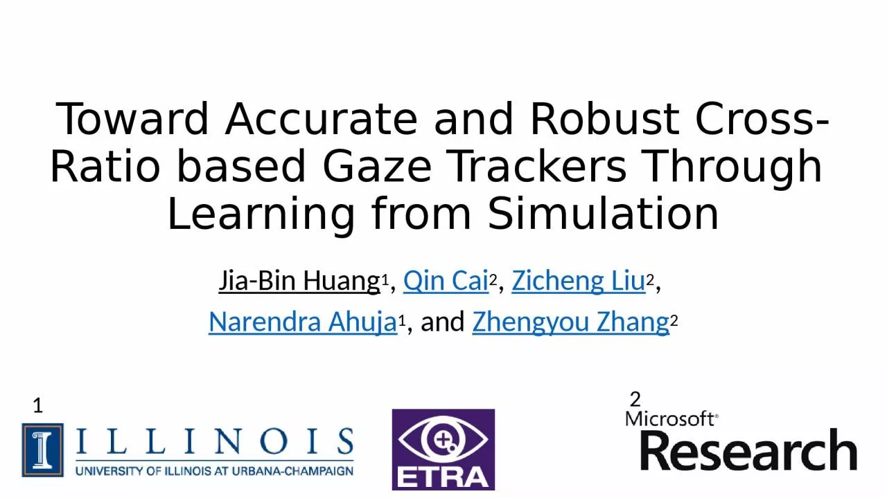 PPT-Toward Accurate and Robust Cross-Ratio based Gaze Trackers Through