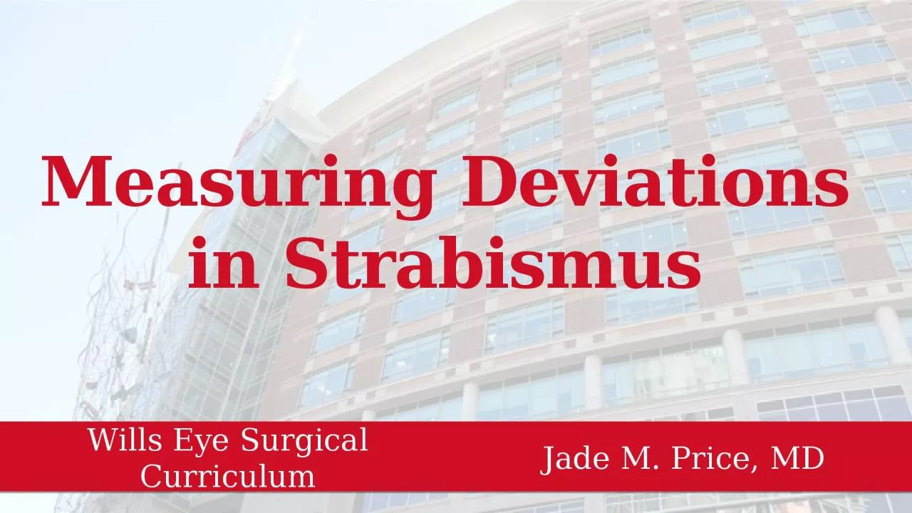 PPT-Measuring Deviations in Strabismus