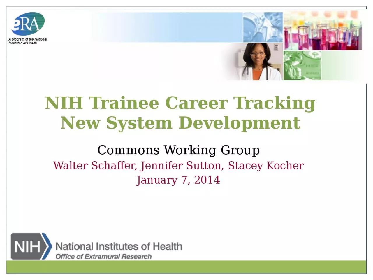 PPT-NIH Trainee Career Tracking