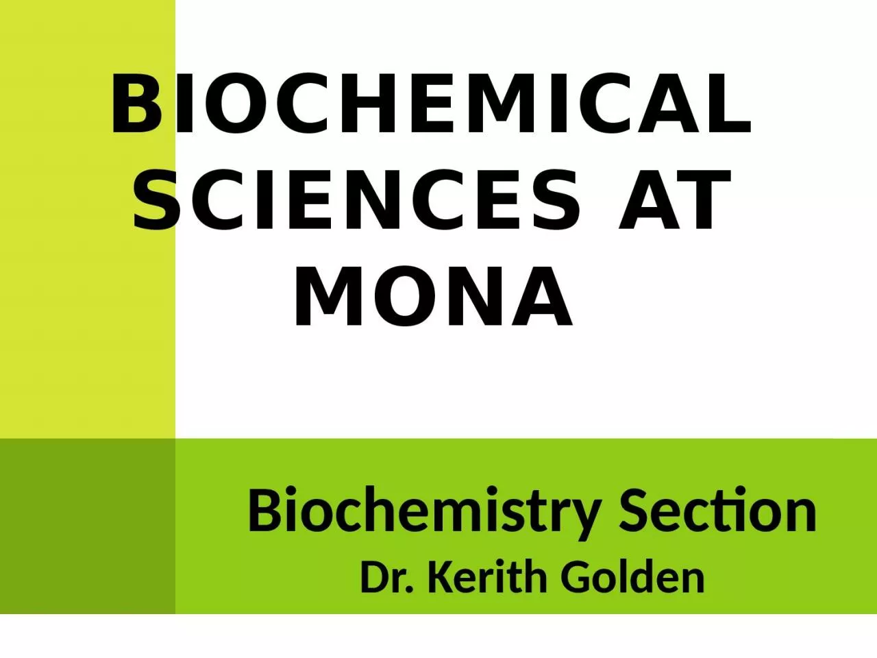 PPT-Biochemistry Section Dr.