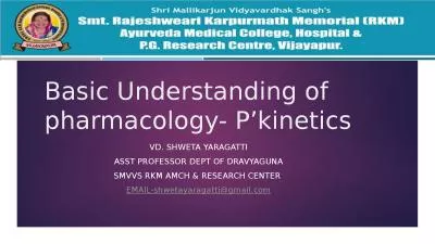 Basic Understanding of pharmacology-
