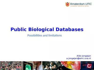 Public Biological Databases