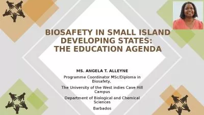 MS. ANGELA T. ALLEYNE Programme