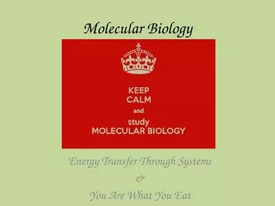 Molecular Biology Energy Transfer