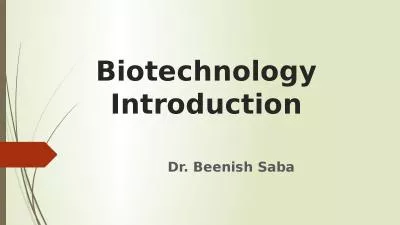 Biotechnology Introduction