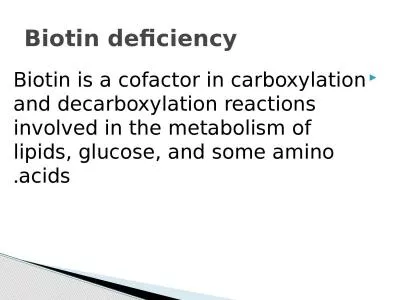 Biotin is a cofactor in