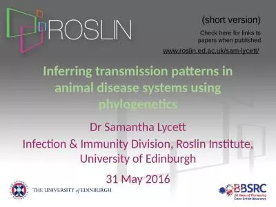 Inferring transmission patterns in animal disease systems using