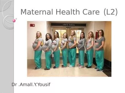 (L2)  Maternal Health Care