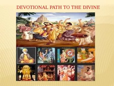 DEVOTIONAL PATH TO THE DIVINE