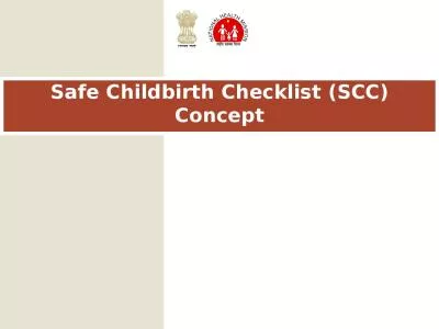 Safe Childbirth Checklist
