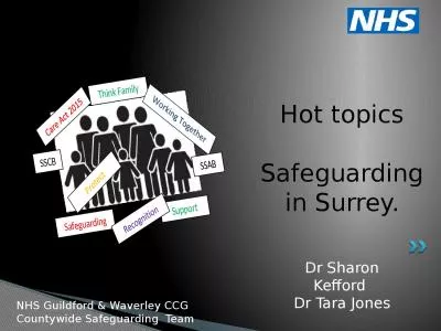 Hot topics Safeguarding in Surrey.