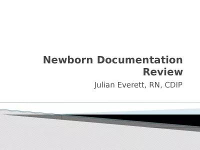 Newborn Documentation Review