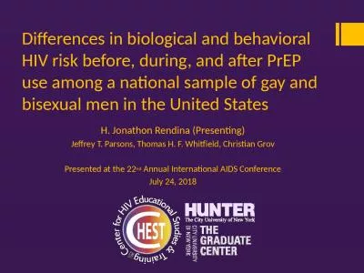 Differences in biological and behavioral HIV risk before, during, and after PrEP use among