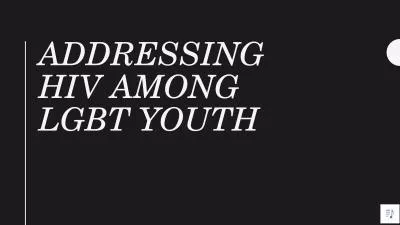 Addressing HIV Among LGBT Youth