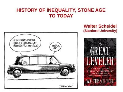 HISTORY OF INEQUALITY, STONE AGE TO TODAY
