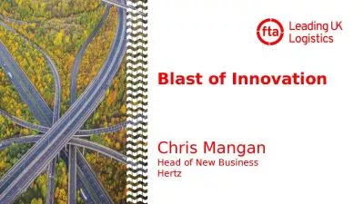 Blast of Innovation    Chris Mangan