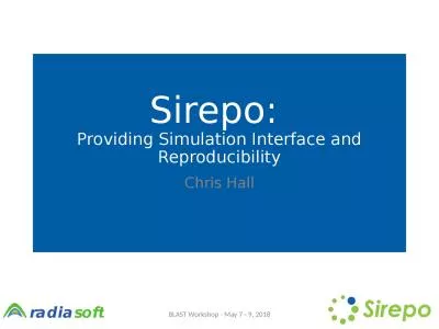 Sirepo:  Providing Simulation Interface and Reproducibility