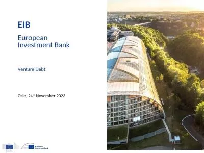 EIB Venture Debt Oslo, 24