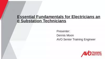 Essential Fundamentals for Electricians and Substation Technicians