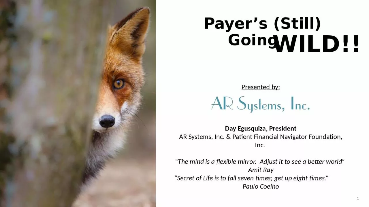 PPT-Payer’s (Still) Going