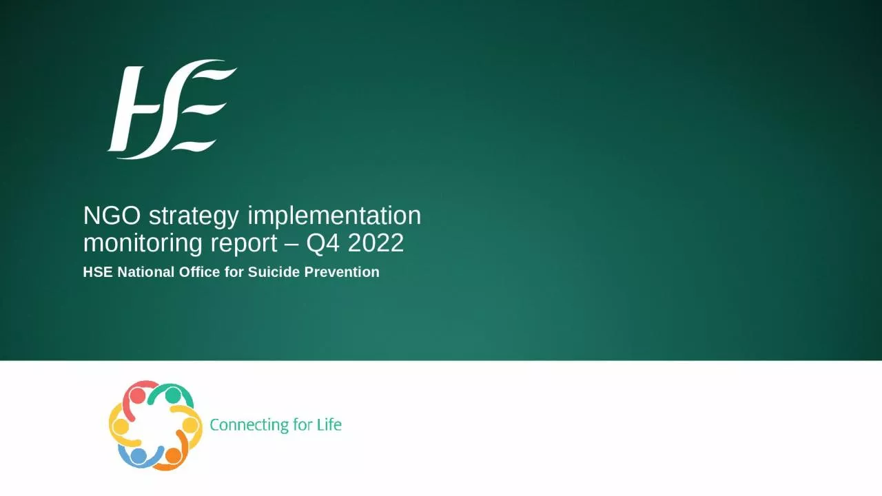 PPT-NGO strategy implementation monitoring report –