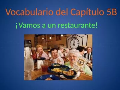 Vocabulario  del  Capítulo