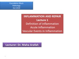 PPT-1 L ecturer: Dr. Maha