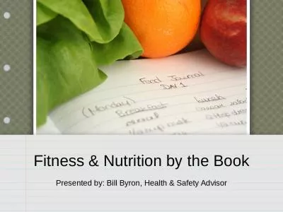 Fitness & Nutrition by the Book