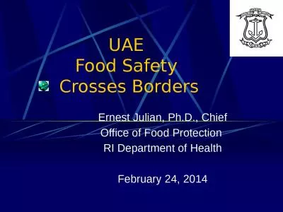 UAE  Food Safety  Crosses Borders