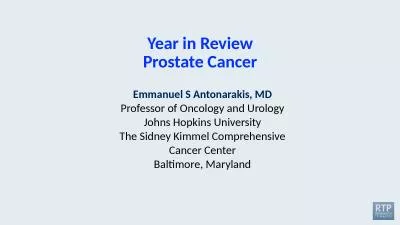 Year in Review Prostate Cancer