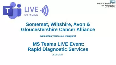 Somerset, Wiltshire, Avon & Gloucestershire Cancer Alliance