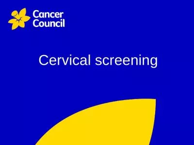 Cervical screening What is cancer?