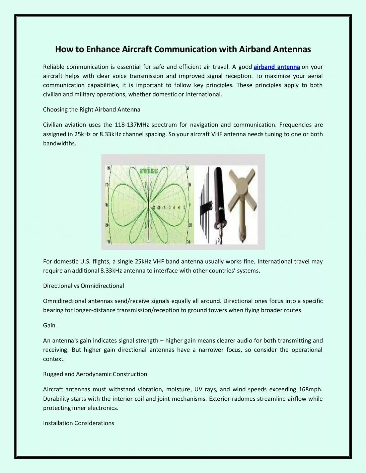 PDF-How to Enhance Aircraft Communication with Airband Antennas