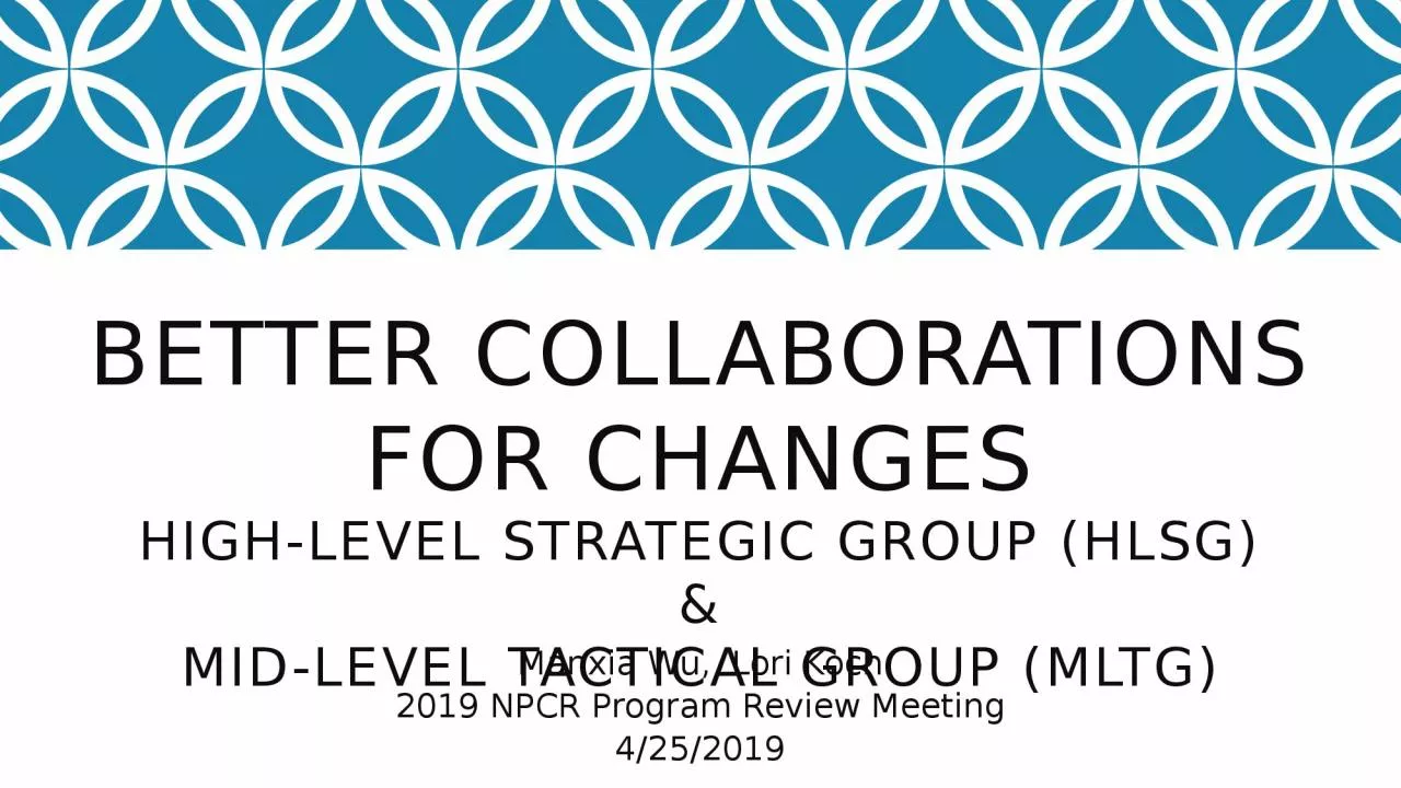 PPT-better Collaborations for changes