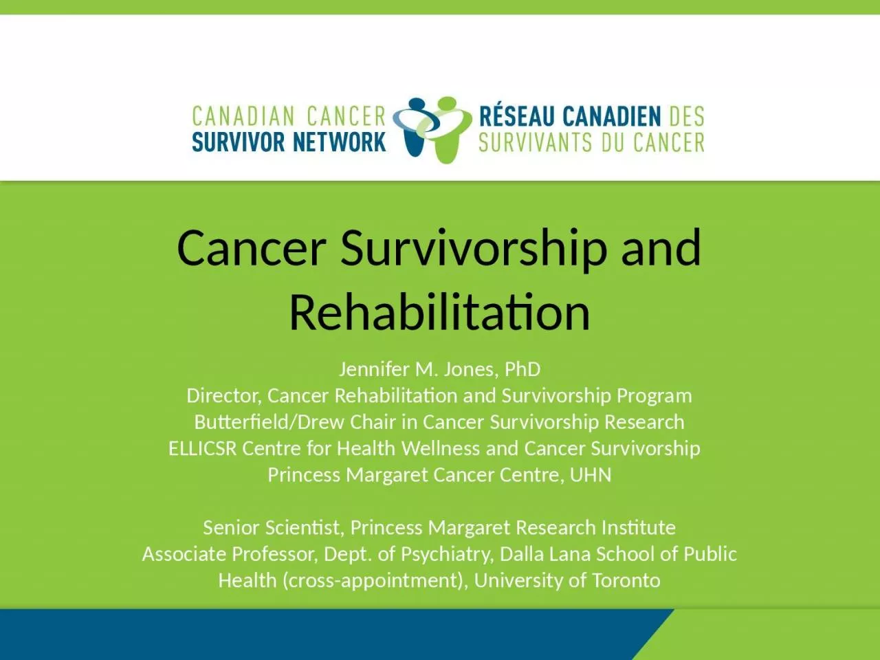 Cancer Survivorship and Rehabilitation