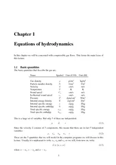 Chapter1EquationsofhydrodynamicsInthischapterwewillbeconcernedwithcomp