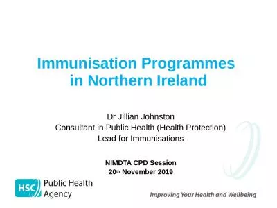 Immunisation Programmes