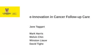 e-Innovation in Cancer Follow-up Care