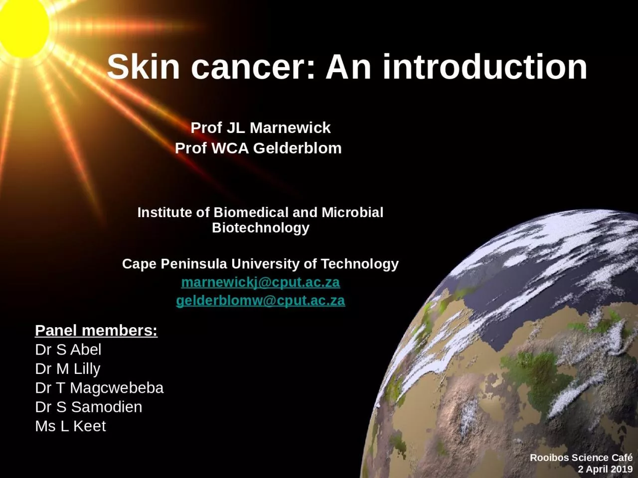 Skin cancer: An introduction