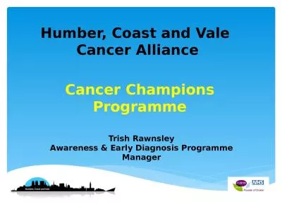 Humber, Coast and Vale  Cancer