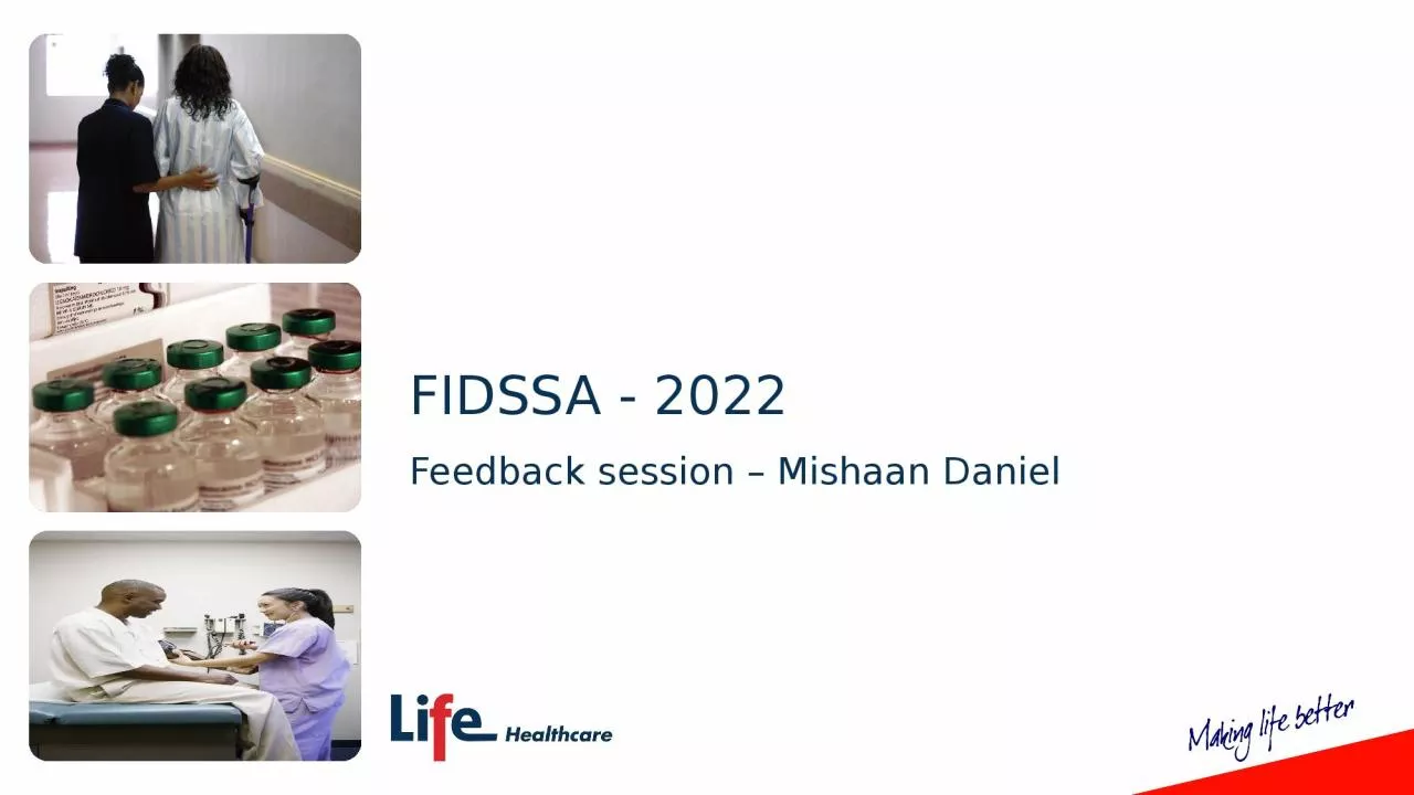 PPT-FIDSSA - 2022 Feedback session – Mishaan Daniel