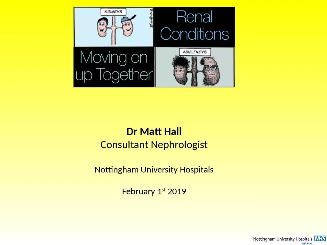 Dr Matt Hall Consultant Nephrologist