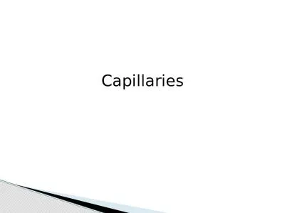 Capillaries Capillaries _Are very small vessels, their diameter ranges from (4-15)Mm,