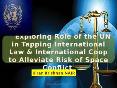 Exploring Role of the UN in Tapping