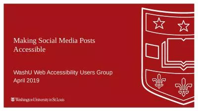 Making Social Media Posts Accessible