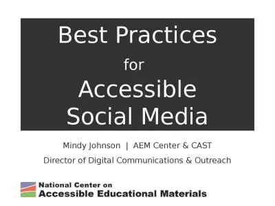 Best Practices for   Accessible